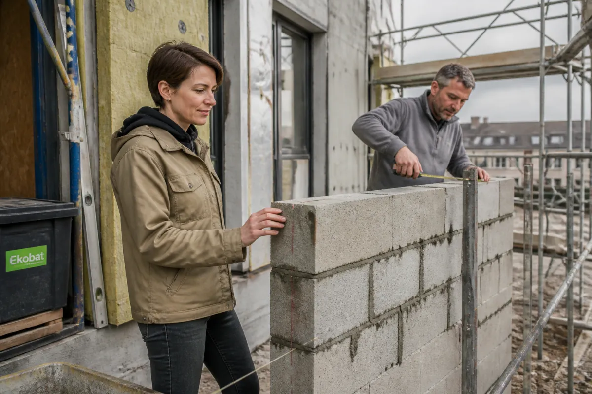 Photo de Construction de mur