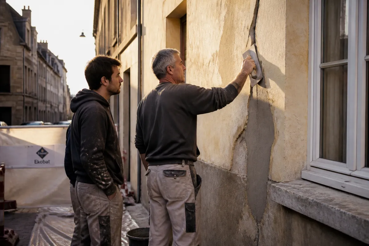 Photo de Réparation fissure mur